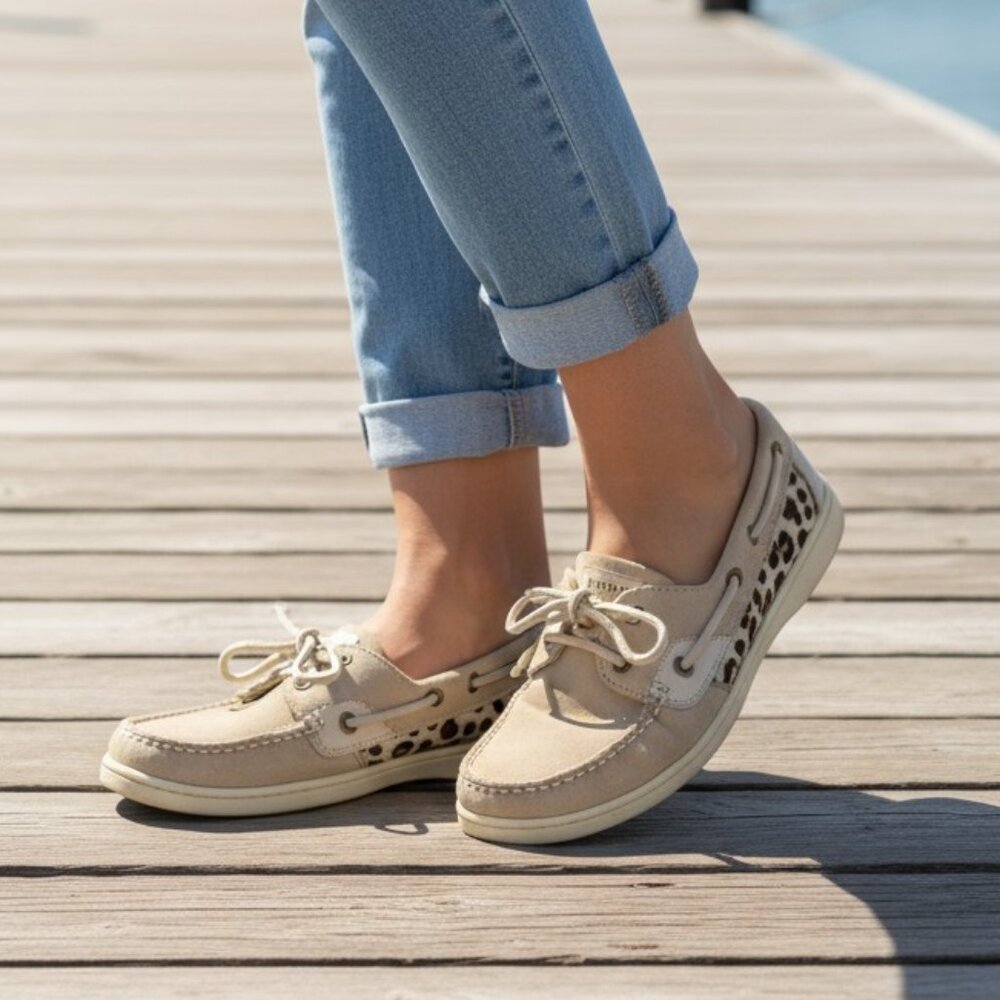 Sperry Top-Sider Leopard Loafers